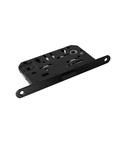 Замки Замок Pallini сантехнический с пластиковым язычком WC P 410 B BL черный матовый 